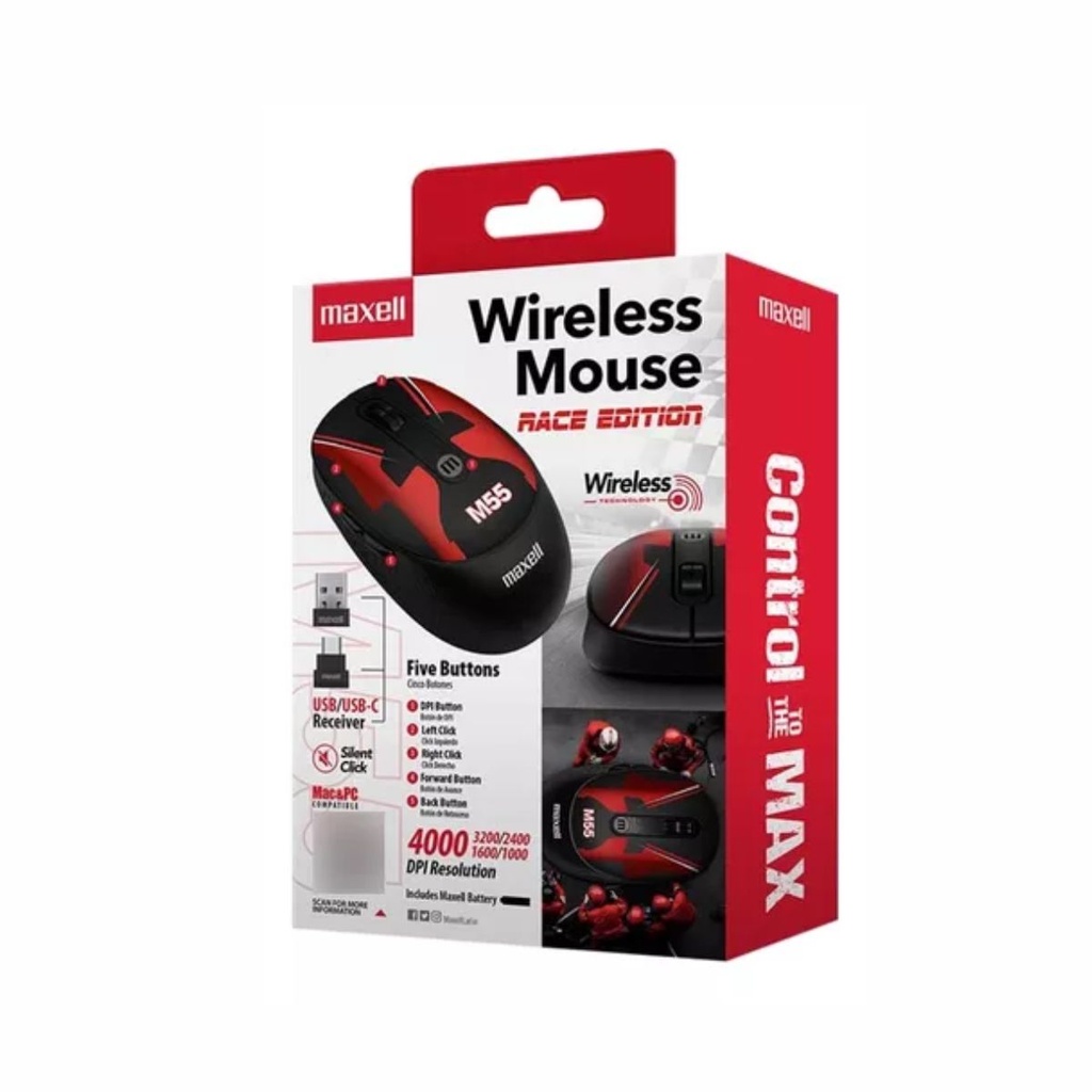 MOUSE MAXELL MOWL-MR1 RACE EDITION M55 348611