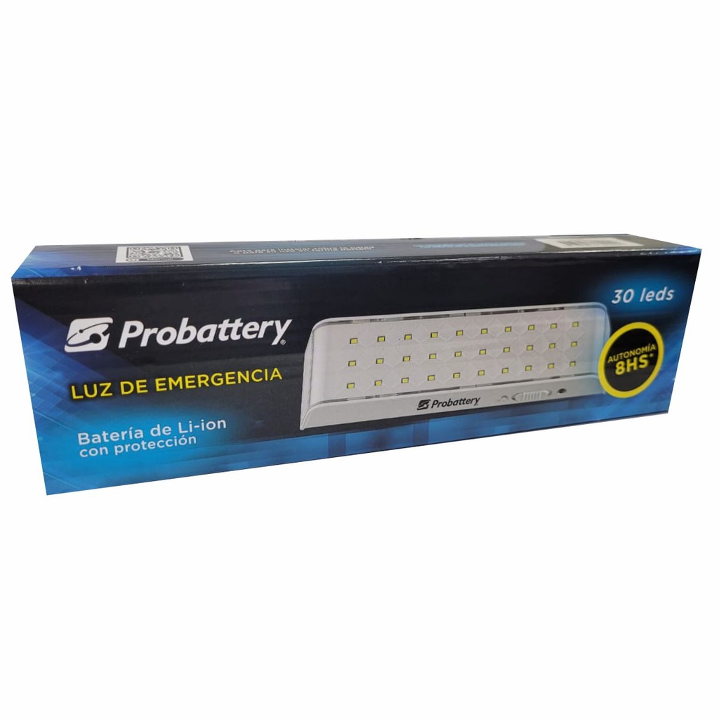 LUZ DE EMERGENCIA PROBATTERY IE-3001 30LED