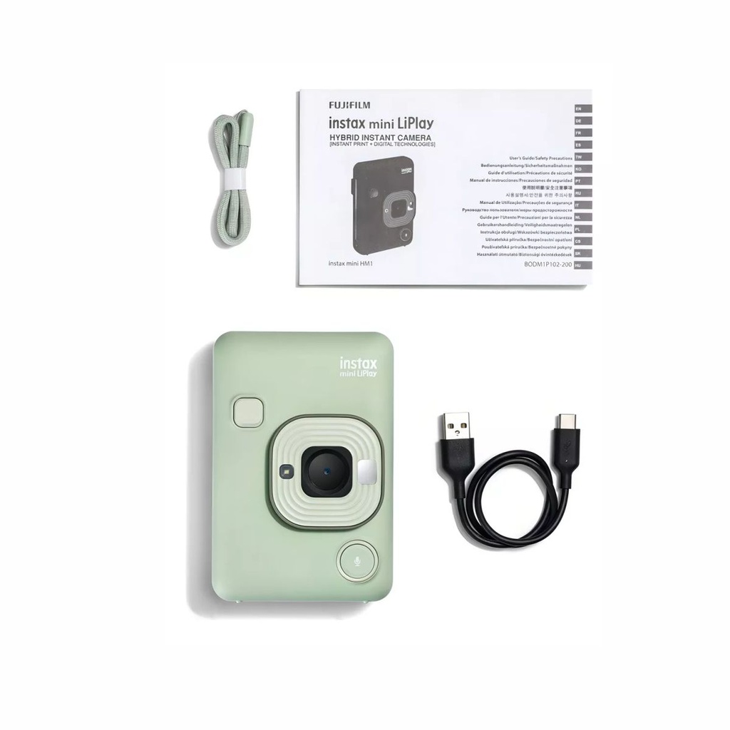 CAMARA FUJI INSTAX MINI LIPLAY VERDE