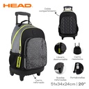 MOCHILA CARRO HEAD 28068 NEGRA