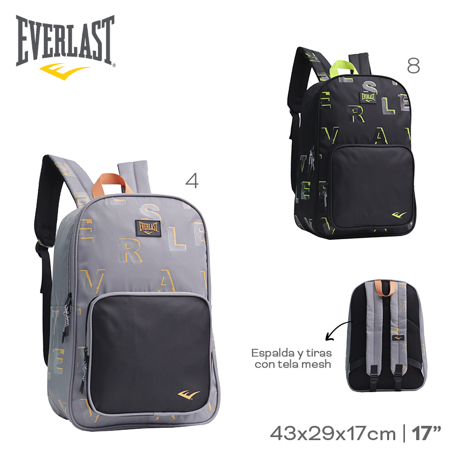 MOCHILA EVERLAST 28170 NEGRA