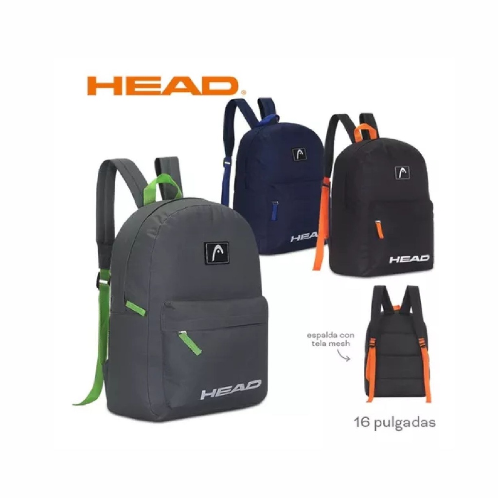 MOCHILA HEAD 16004G GRIS