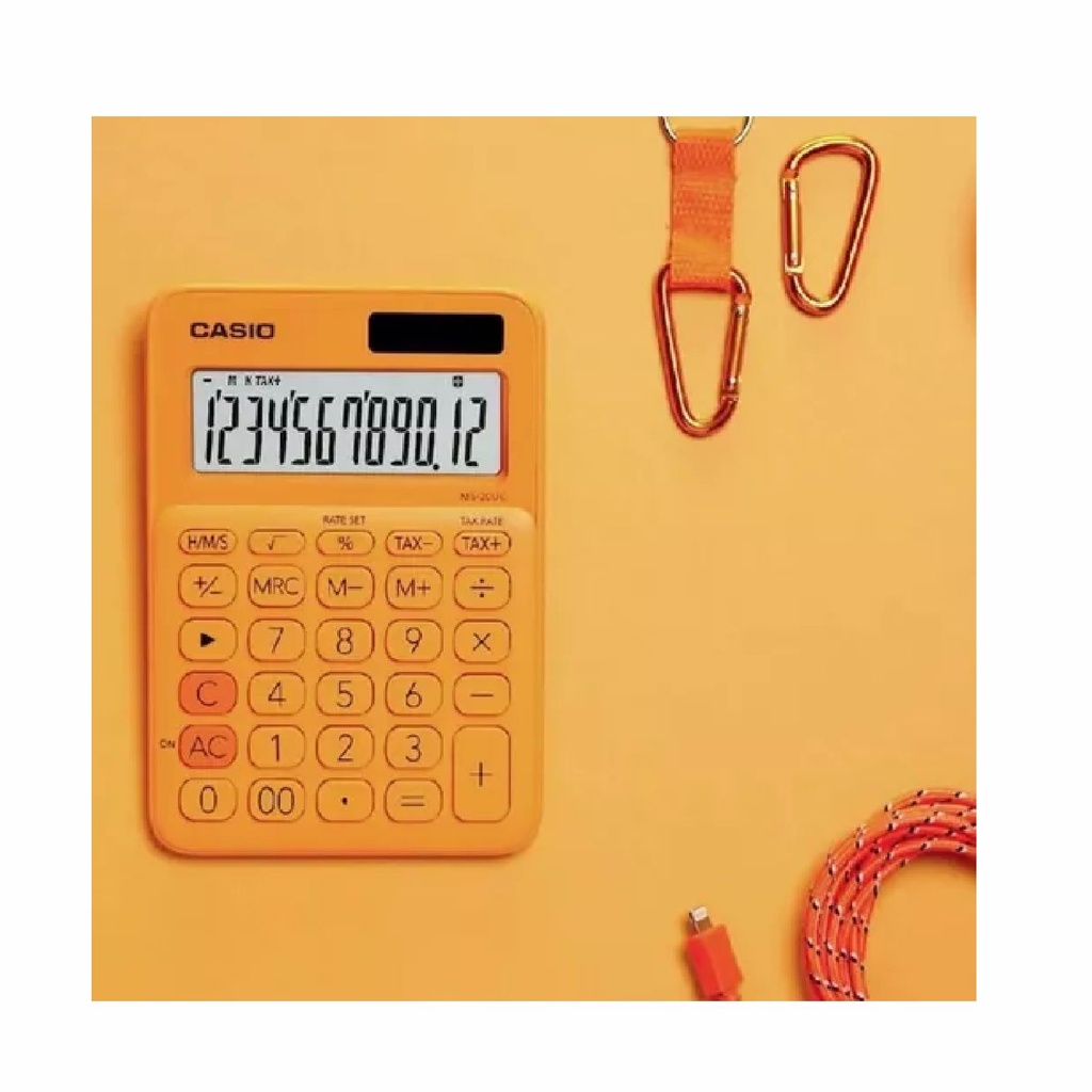 CALCULADORA CASIO MS-20UC NARANJA