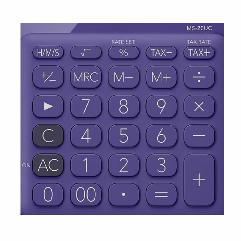 CALCULADORA CASIO MS-20UC PL VIOLETA