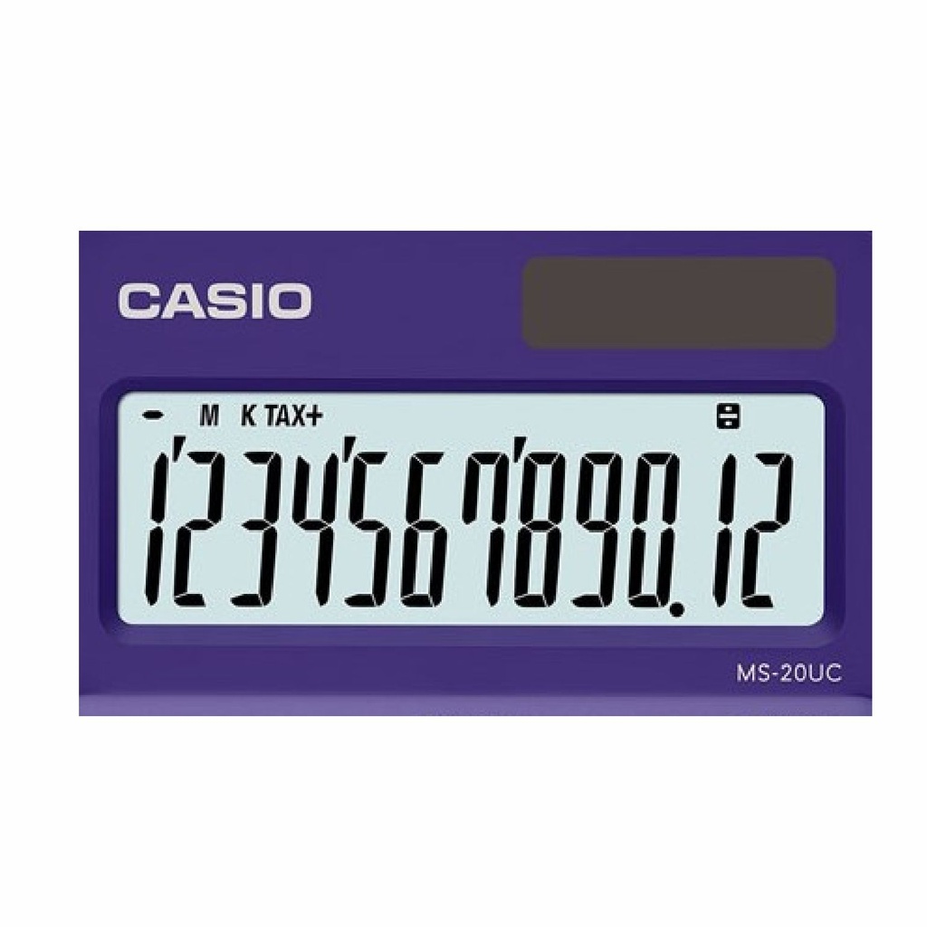 CALCULADORA CASIO MS-20UC PL VIOLETA