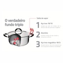 SARTEN TRAMONTINA 62480/240 DUO SILICONE 24CM