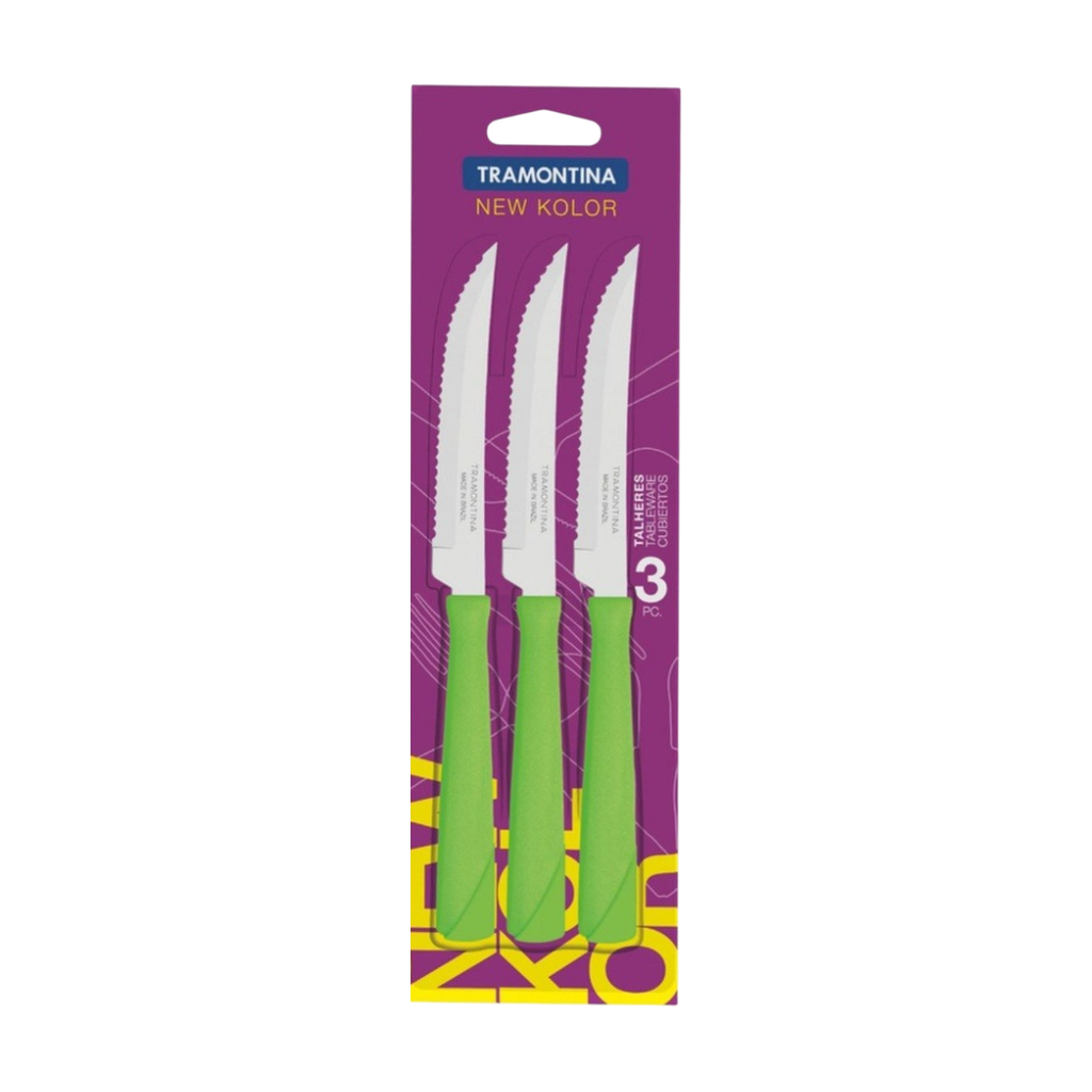 PACK TRAMONTINA NEW KOLOR VERDE 12 PZS