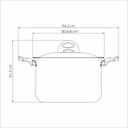 OLLA TRAMONTINA 20388/022 LORETO 22CM