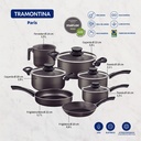 BATERIA DE COCINA TRAMONTINA 28599/602 PARIS T 7PZS