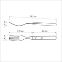 TENEDORES DE MESA TRAMONTINA 21198/918 POLYWOOD