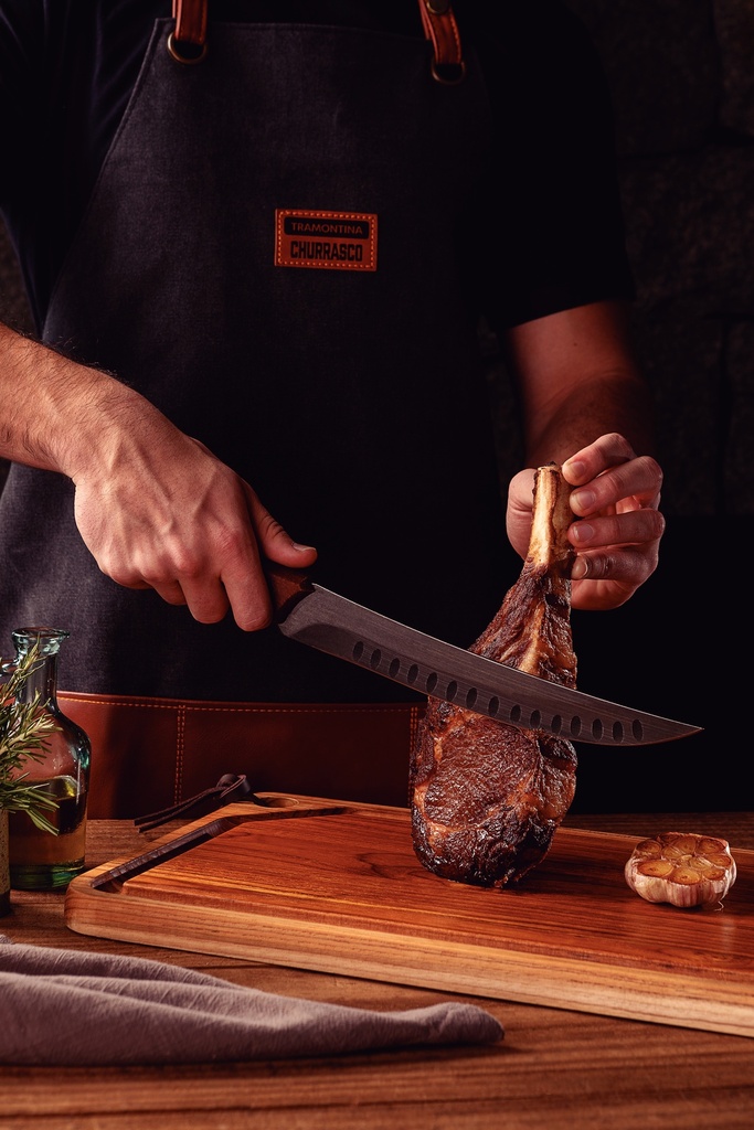 CUCHILLO BUTCHER/CARNE TRAMONTINA 22841/110 BLACK