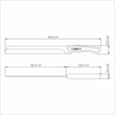 CUCHILLO DENTADO TRAMONTINA 22848/110 BLACK