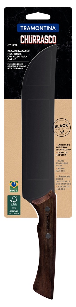 CUCHILLO PARA CARNE TRAMONTINA 22843/108 BLACK