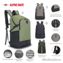 MOCHILA ALPINE SKATE 16236 PORTANOTEBOOK NEGRO