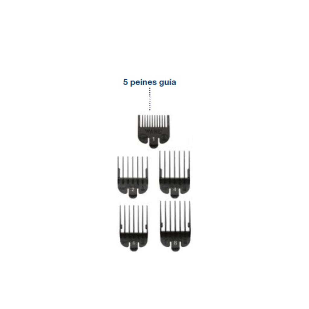 CORTAPELO WAHL EASY CUT NEGRO ELECTRICO 10 PIEZAS