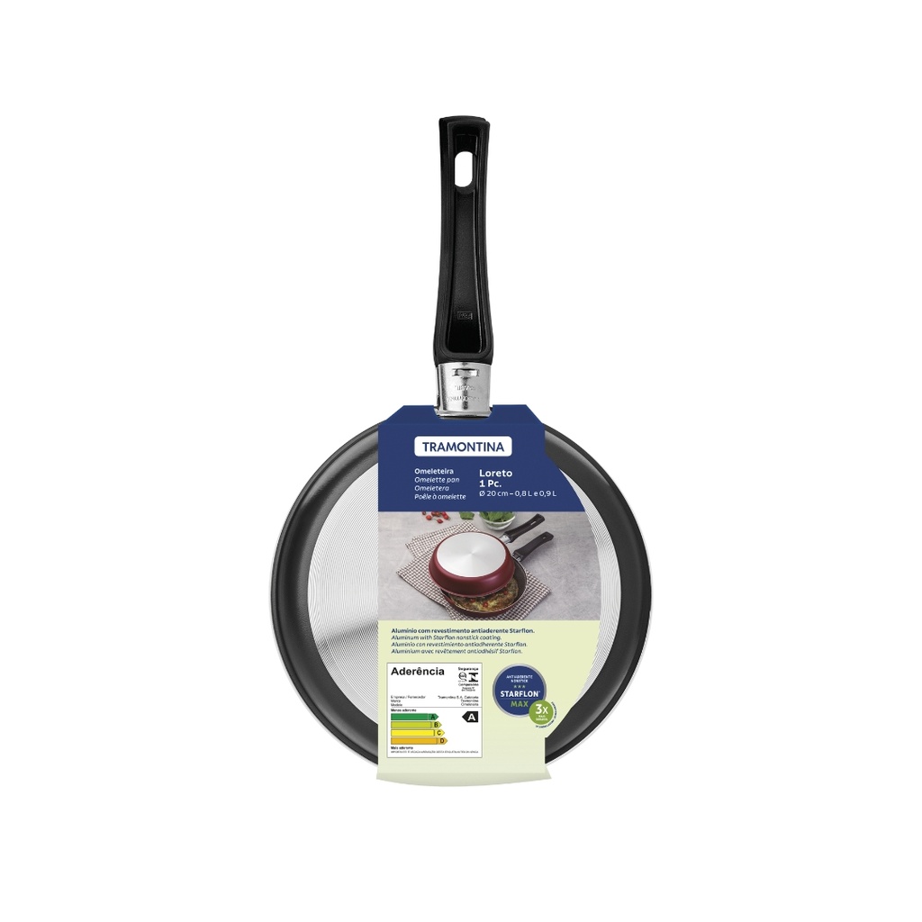 OMELETERA TRAMONTINA 20123/020 LORETO 20 CM