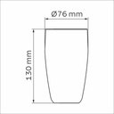 VASO TRAMONTINA 25440/021 MIX COLOR 450ML 12PZS VERDE