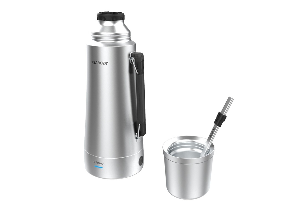 TERMO ELECTRICO PEABODY PE-ETA1000S 1L SILVER