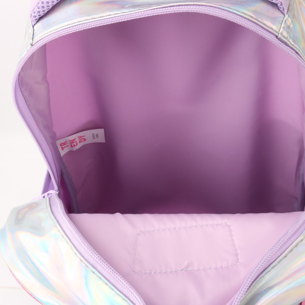 MOCHILA CARRO TRENDY 28770 15" LILA C/CARTUCHERA