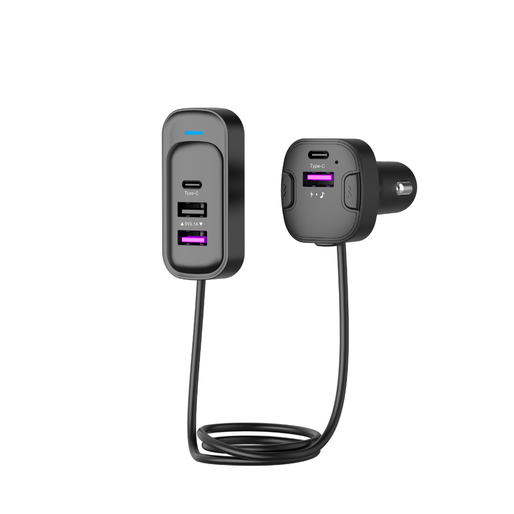 REPRODUCTOR DE BT SOUL CA-FM150 FM+CABLE PARA AUTO