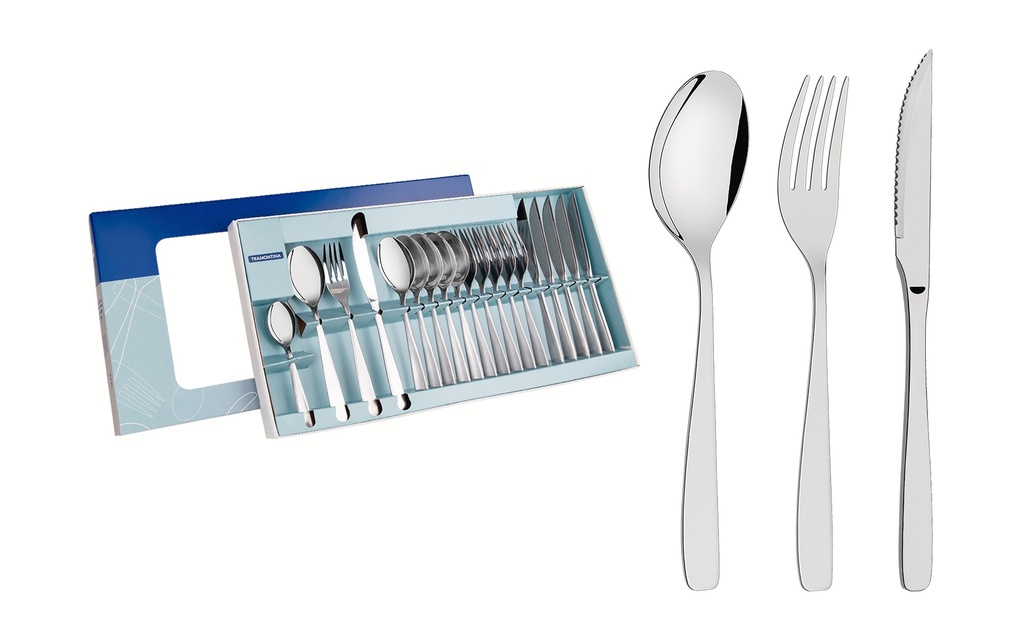 JUEGO DE CUBIERTOS TRAMONTINA 66950/847 COSMOS 24 PZS