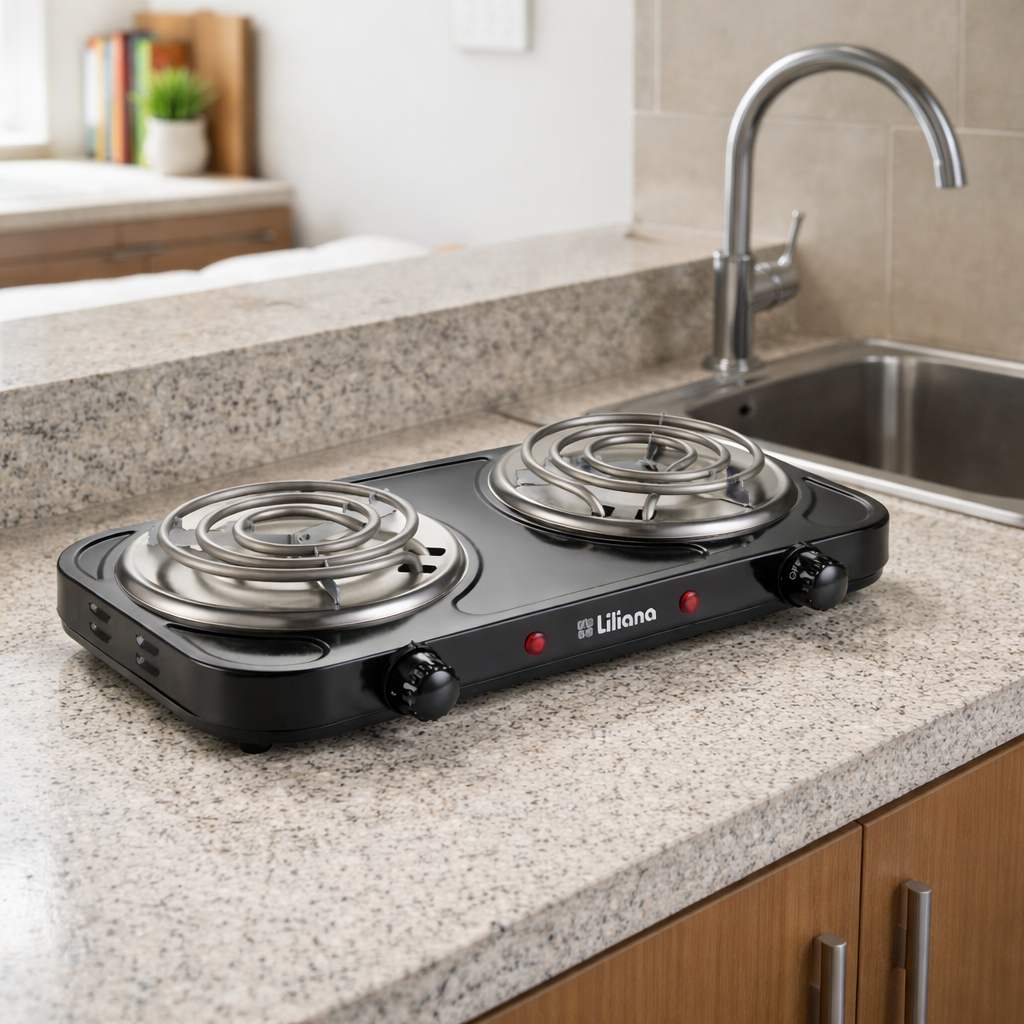 ANAFE ELECTRICO LILIANA AA912 2 HORNALLAS 2200 W