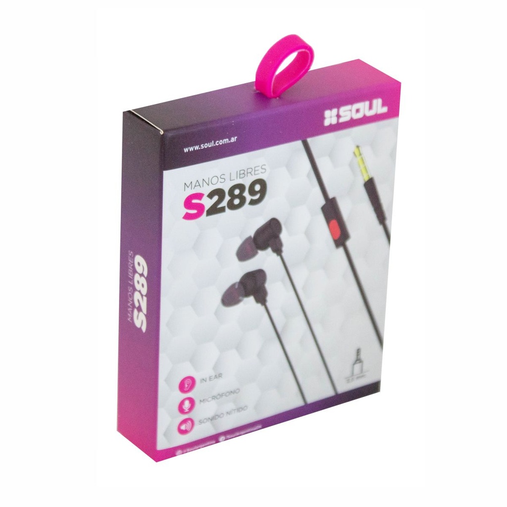 AURICULAR SOUL MLS-S289NE NEGRO