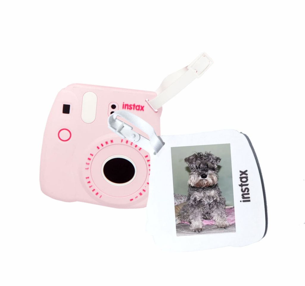 PORTA FOTO FUJI INSTAX MINI SILICONA ROSA