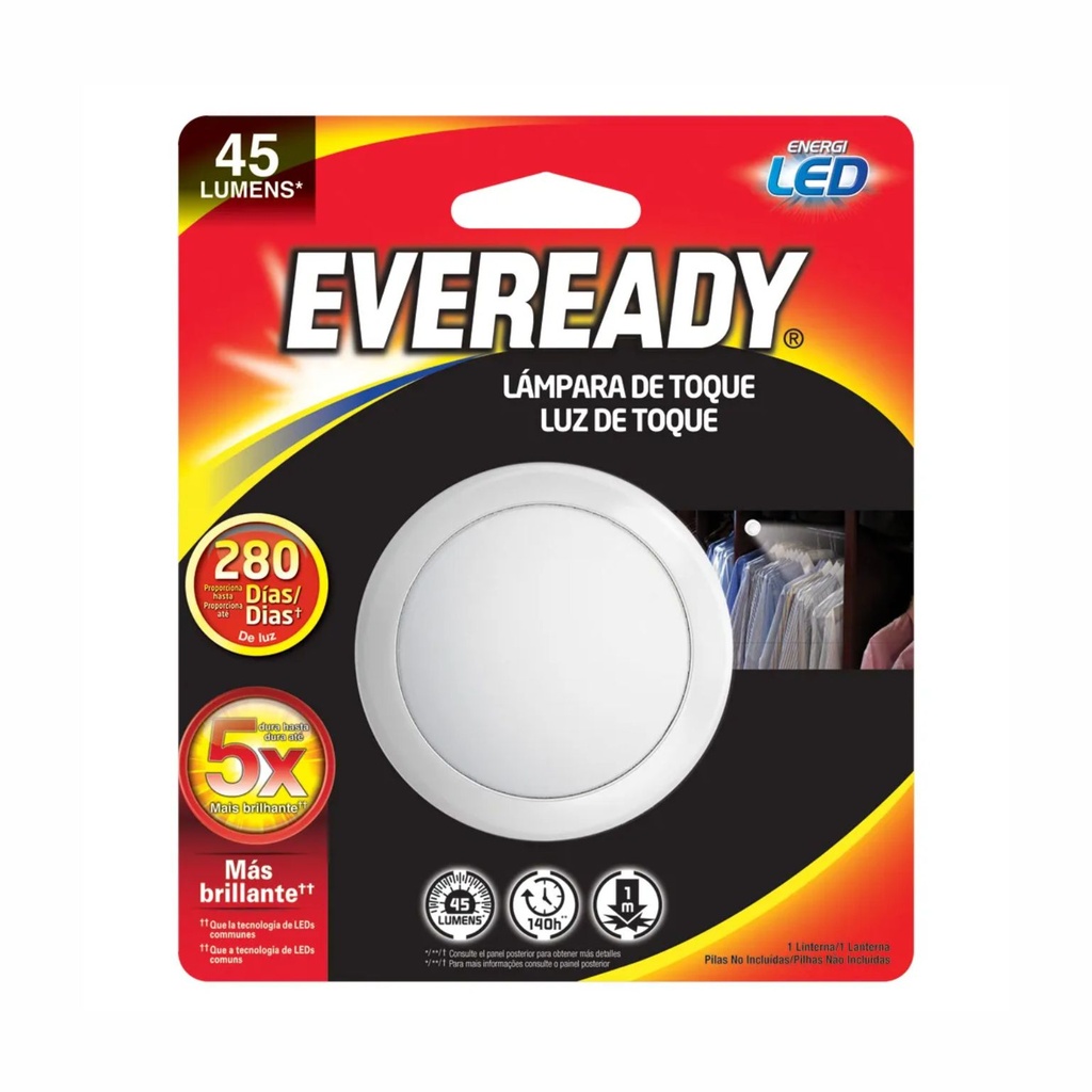 LINTERNA EVEREADY TAPR221 LUZ DE TOQUE 45L