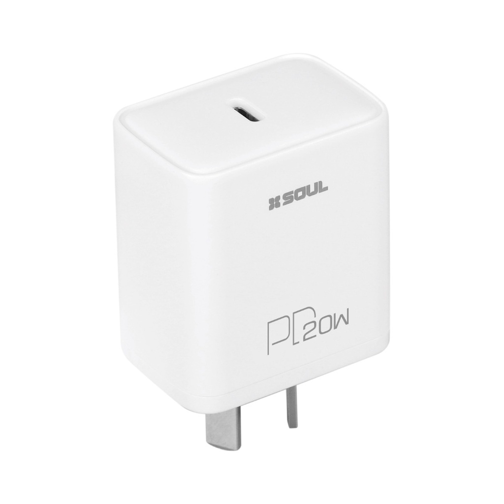 CARGADOR USB SOUL CVQ-PD20WL QC 20w TC-L LIGHTNING
