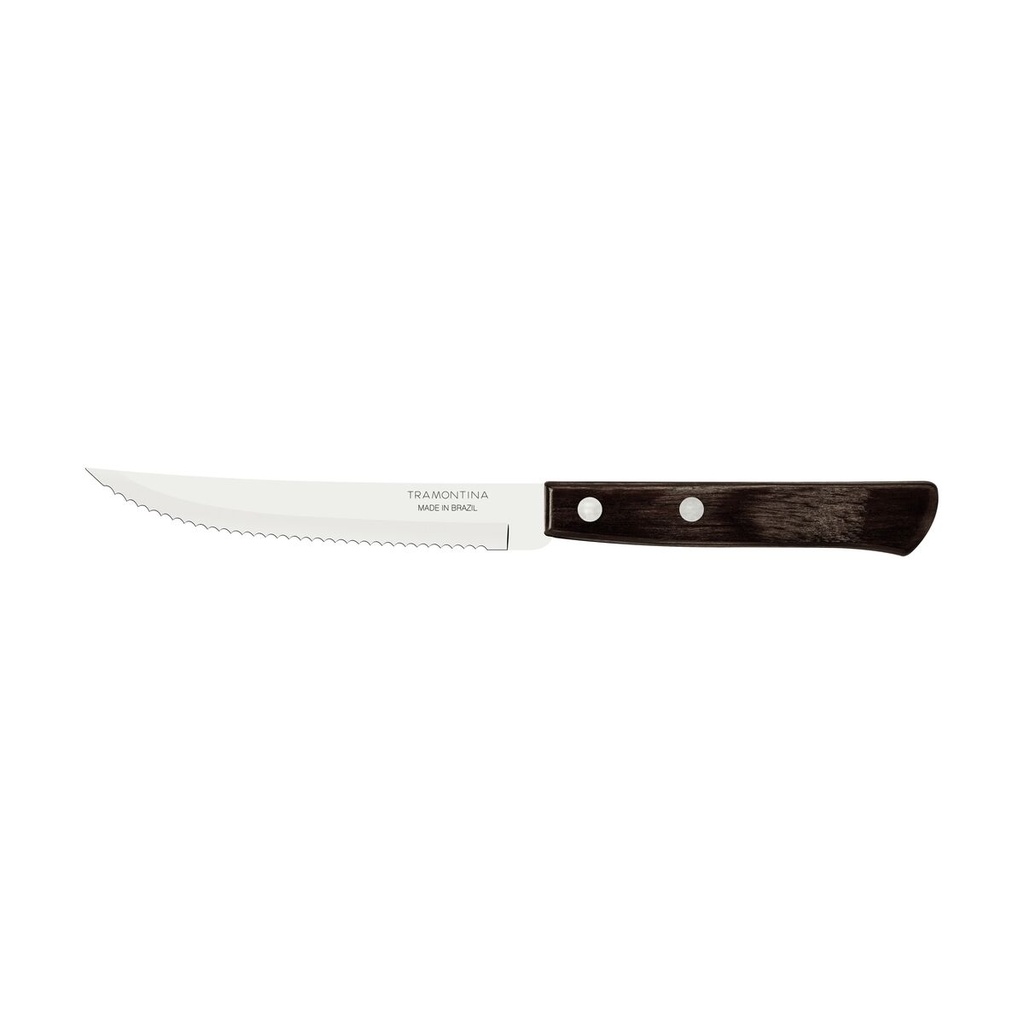 CUCHILLO P/ASADO TRAMONTINA 21100/495 POLYWOOD 5" 60PZS