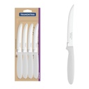 CUCHILLOS P/ASADO TRAMONTINA 23360/985 IPANEMA 12PZS BLANCO