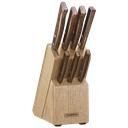 JUEGO CUCHILLOS TRAMONTINA 22299/026 TRADICIONAL 8PZS CON TACO MADERA NATURAL