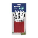 JUEGO DE CUBIERTOS TRAMONTINA 23198/794 NEW KOLOR 24PZS ROJO