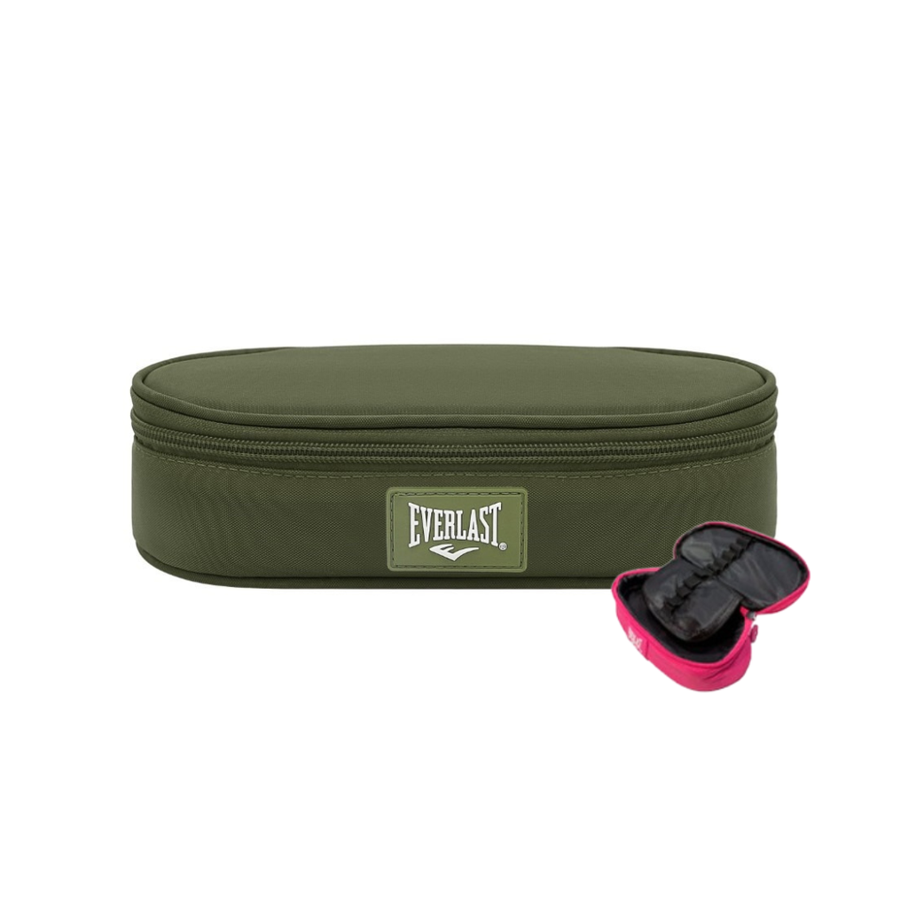 CARTUCHERA EVERLAST 30233 VERDE MILITAR