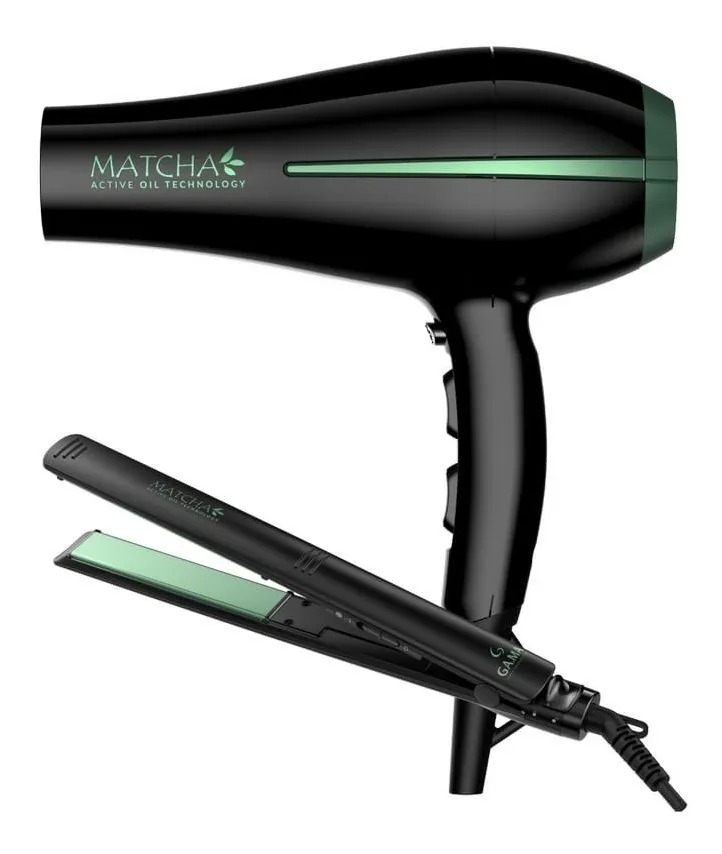 COMBO GAMA SECADOR BORA+ALISADOR ELEGANCE MATCHA