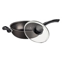 SARTEN TRAMONTINA 28518/624 PARIS 24CM CON TAPA