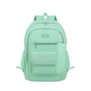 MOCHILA C/CARTUCHERA TRENDY 18560 17" AQUA