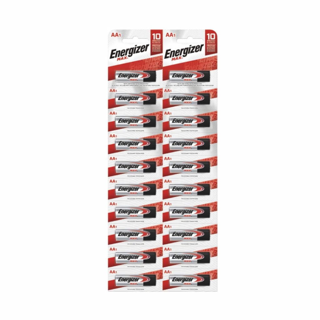 PILA ENERGIZER AA ALCALINA BP20