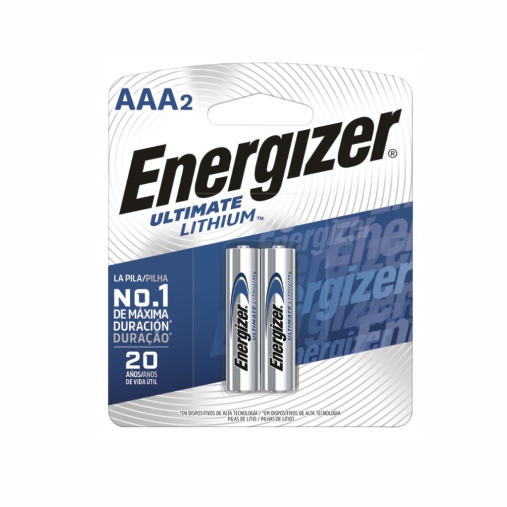 PILA ENERGIZER AAA LITHIUM BP2