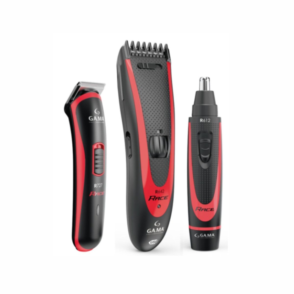 COMBO GAMA RACE R649 CORTAPELO R642 + TRIMMER R727 + TRIMMER R612