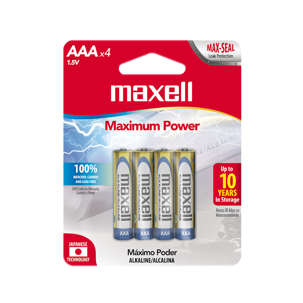 PILA MAXELL AAA ALCALINA BP4