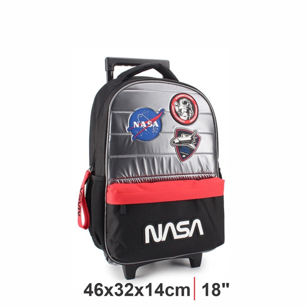 MOCHILA CARRO NASA 27351-B PLATA