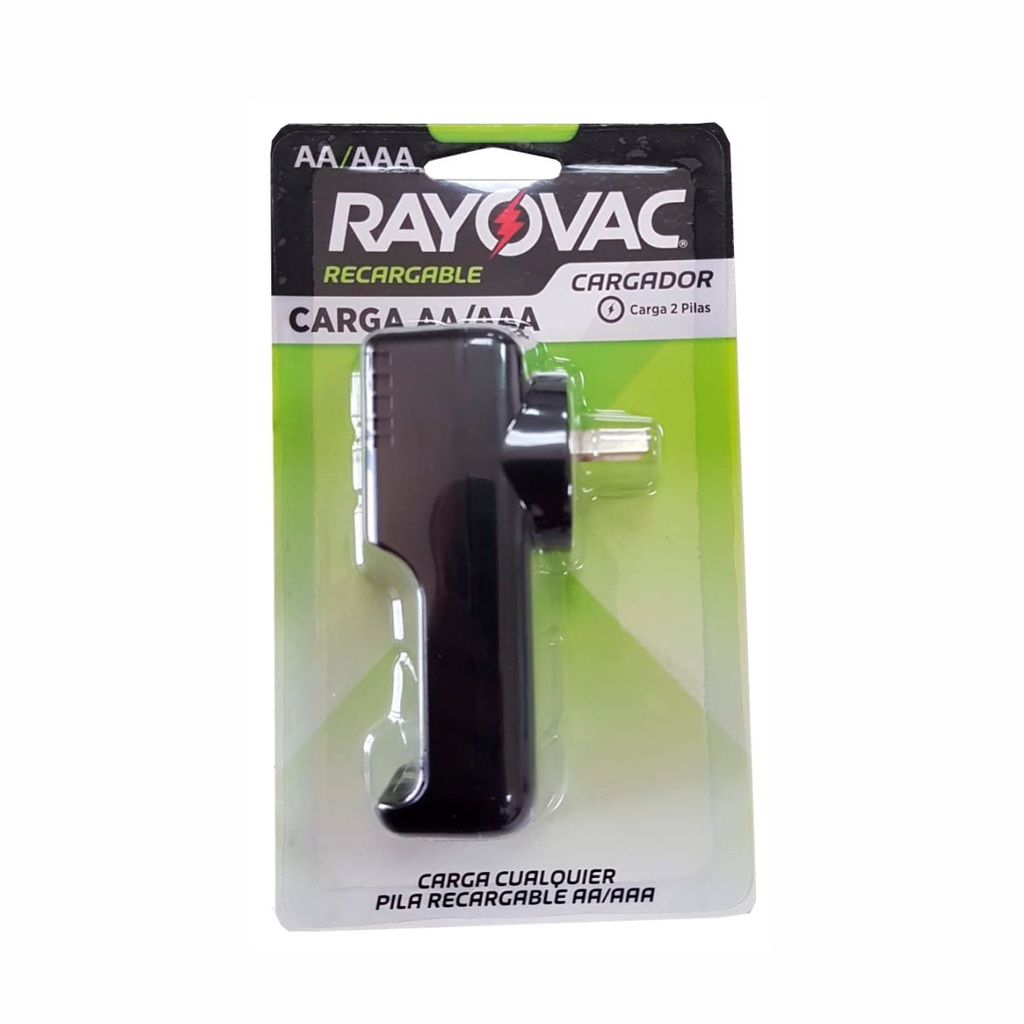 CARGADOR PILA RAYOVAC PS61-220ARG 2 PILAS