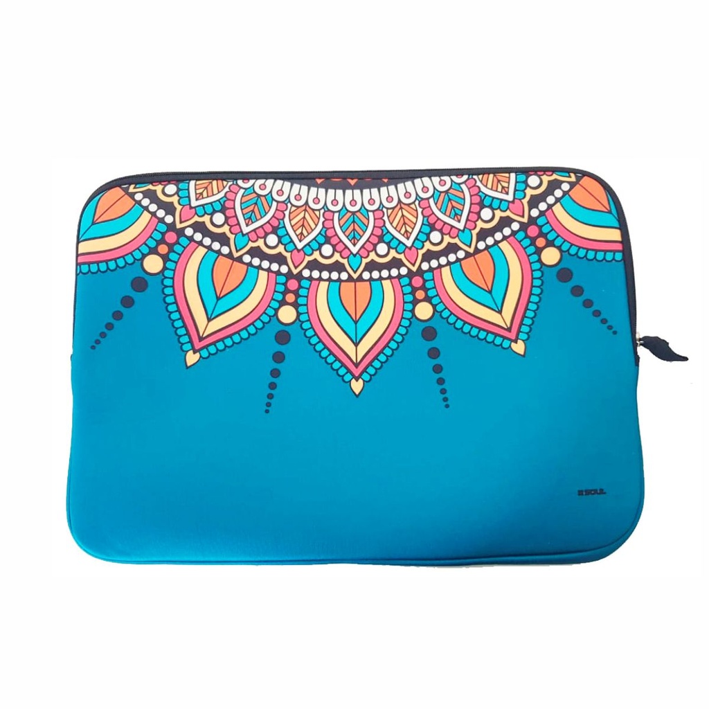 FUNDA SOUL 17" MANDALA AZUL