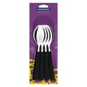 CUCHARA DE MESA TRAMONTINA 23163/900 NEW KOLOR 12PZS NEGRO