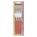 TENEDOR DE MESA TRAMONTINA 23362/644 IPANEMA SALMON 6PZS