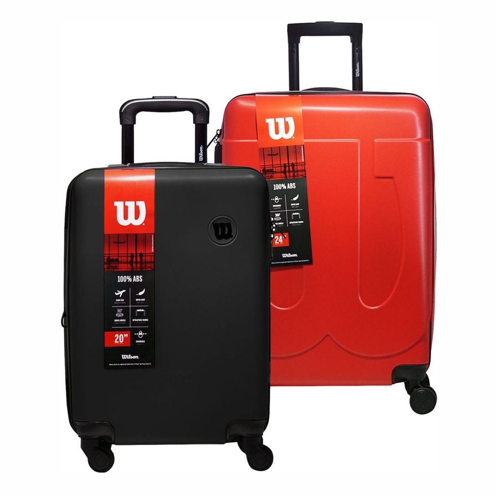 COMBO VALIJA WILSON 1729R+1725N 24"/18"