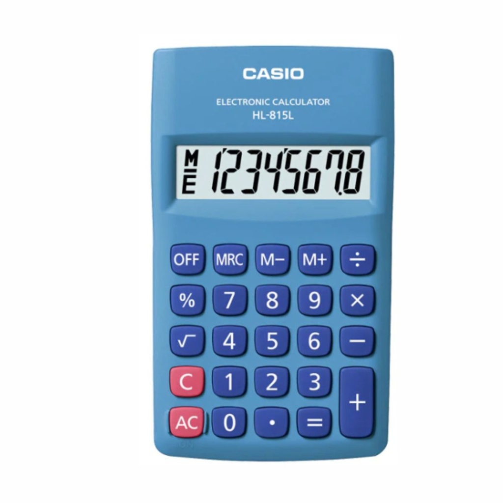 CALCULADORA CASIO HL-815L CELESTE