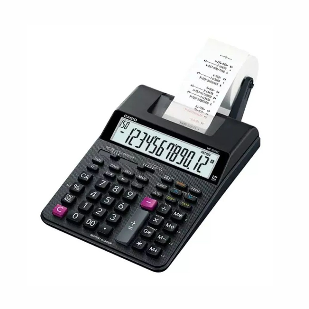 CALCULADORA CASIO HR-100RC NEGRO